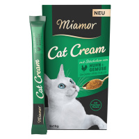 Miamor Cat Cream kuřecí + zelenina - 5 x 15 g