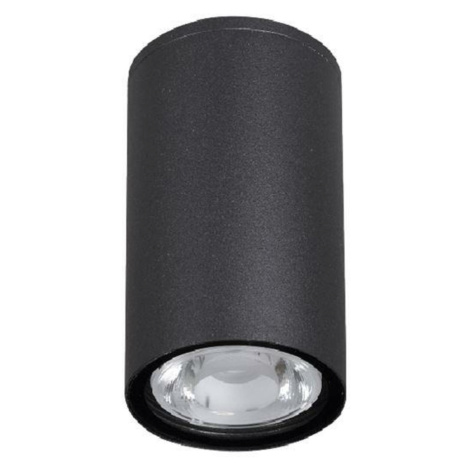 NOVA LUCE venkovní stropní svítidlo CECI černý hliník skleněný difuzor Osram LED 3W 3000K 100-24