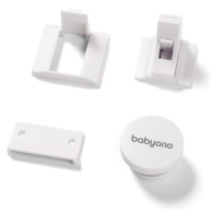BABYONO - Zámky bezpečnostní magnetické White 4 ks