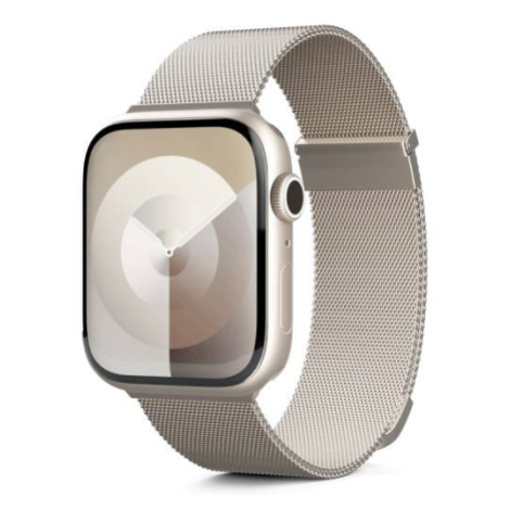 Milánský řemínek Epico pro Apple Watch 38/40/41 mm - hvězdně bílý