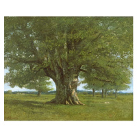 Gustave Courbet - Obrazová reprodukce The Flagey Oak Tree, 1864, (40 x 35 cm)