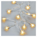 Nexos 86859 Dekorativní osvětlení, vločky, 20 LED, teple bílé, 3 ks