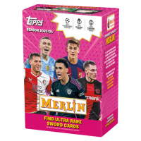 Fotbalové karty Topps 2023-24 Merlin UEFA Club Competitions Blaster Box (Exclusive)