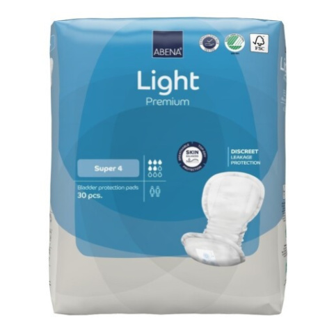 ABENA LIGHT SUPER 4 VLOŽKY ABSORPČNÍ, 850ML, 30KS