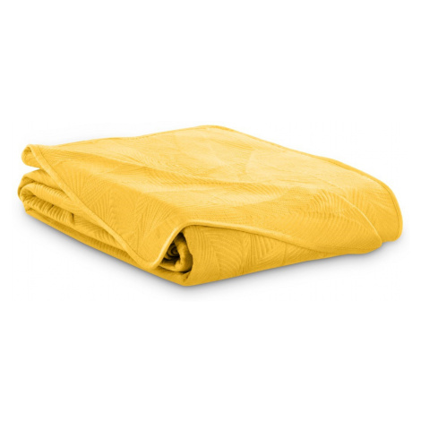 Přehoz na pohovku - postel SASHA mustard/hořčicová 200x220 cm Mybesthome