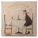 Obraz na plátně Sam Toft - A Romantic Dinner For Two, (40 x 40 cm)