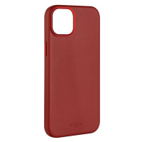 FIXED MagLeather kožený kryt s MagSafe Apple iPhone 13 červený