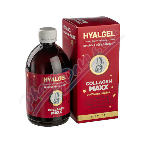 Hyalgel Collagen MAXX 500 ml příchuť VIŠEŇ SILVITA