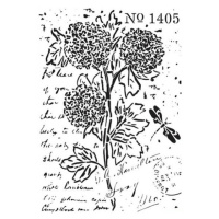 Šablona Cadence 25x36 cm - Květinkové písmo 1405 Aladine