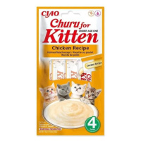 Pochoutka Churu Kitten kuře 4x14g