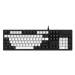 Klávesnice Dareu EK104 Mechanical Keyboard Red Switch White-Black