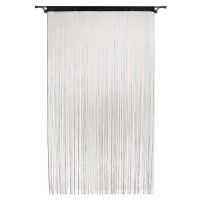 Černý závěs do dveří 100x200 cm String – Mendola Fabrics