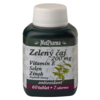 Medpharma Zelený čaj + vitamin E + Selen + Zinek 67 tablet