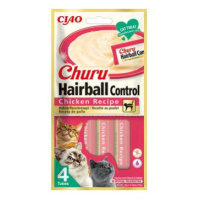 Inaba Churu Cat Hairball Chicken Recipe 4x14g