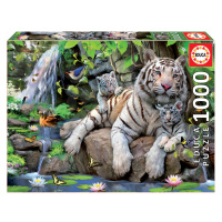 Educa Puzzle Tiger s tigríčatmi 1000 dílků 14808 barevné