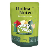 Dolina Noteci SUPERFOOD 300g jelen a kachna pro psy 80% masa