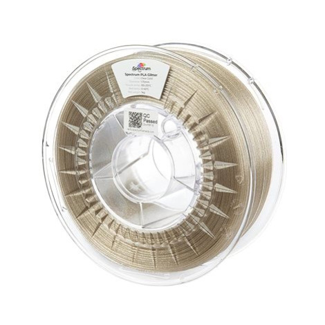 Filament Spectrum PLA Glitter 1.75mm Clear Gold 1kg