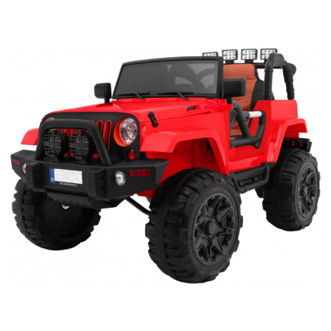 mamido Elektrické autíčko Jeep All Terrain červené
