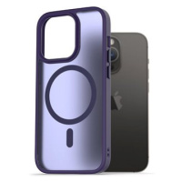 AlzaGuard Matte Case Compatible with Magsafe pro iPhone 14 Pro tmavě fialový