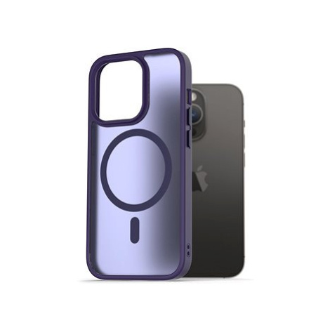 AlzaGuard Matte Case Compatible with Magsafe pro iPhone 14 Pro tmavě fialový