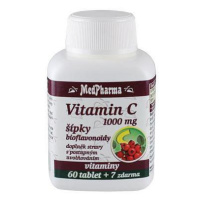 Medpharma Vitamín C 1000mg S šípky Tbl.67 Prod.úč.