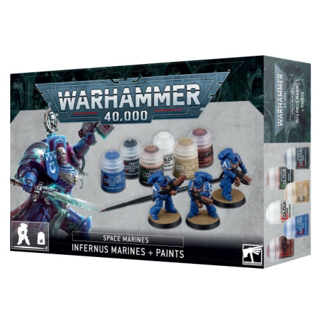 Games Workshop Warhammer 40.000: Infernus Marines + Paints Set