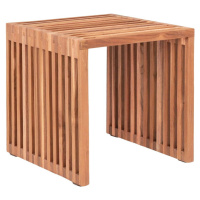 Odkládací stolek z teakového dřeva 40x40 cm Pego – House Nordic