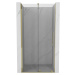 MEXEN/S Velar posuvné sprchové dveře 110, transparent, zlatá 871-110-000-01-50
