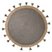 Kusový koberec Lunara Jute Circle Grey 150x150 cm