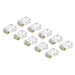 AlzaPower Patch CAT6 UTP RJ45 8p8c nestíněný skládaný na drát 10-pack