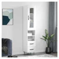 vidaXL Skříň highboard bílá 34,5 x 34 x 180 cm kompozitní dřevo