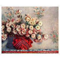 Obrazová reprodukce Chrysanthemums, 1878, Claude Monet, 40 × 32.8 cm