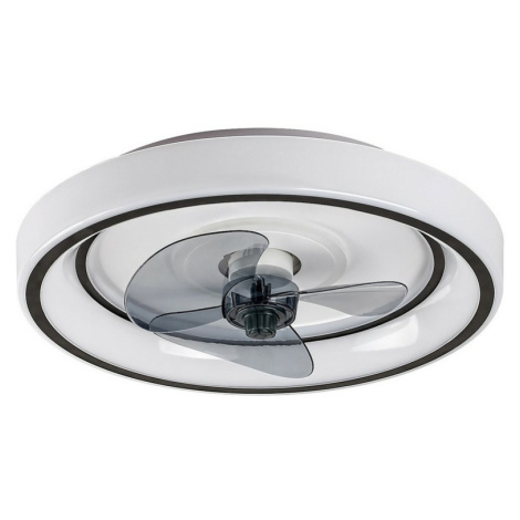 Rabalux 71009 stropní ventilátor s LED světlem Horacio, černá