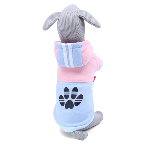 Vsepropejska Chimena sportovní zateplená mikina pro psa Barva: Modro-růžová, Délka zad (cm): 24,
