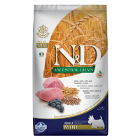 Farmina N&D Ancestral Grain Adult Mini Lamb & Blueberry - 7 kg