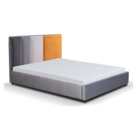 Čalouněná postel Nisha 180x200, šedá, bez matrace
