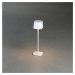 Konstsmide LED stolní lampa Capri-Mini venkovní, bílá