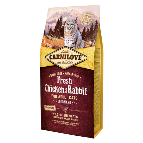 Carnilove Adult Cat Fresh Chicken & Rabbit - 2 x 6 kg