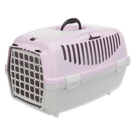 Přepravka Trixie Capri 2, světle šedá/lila XS-S: 37x34x55 cm