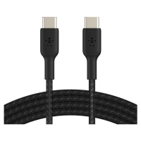 Belkin BOOST Charge Braided USB-C/USB-C odolný kabel, 1m, černý