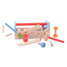 Bigjigs Toys dřevěné hračky - Ponk a přepravka na nářadí 2v1