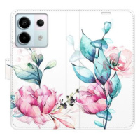 iSaprio flip pouzdro Beautiful Flower pro Xiaomi Redmi Note 13 Pro 5G / Poco X6 5G