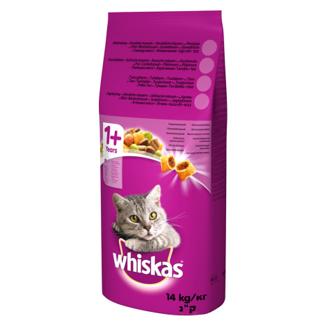 Whiskas 1+ Hovězí - Výhodné balení 2 x 14 kg