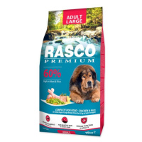 Krmivo Rasco Premium Adult Large kuře s rýží 15kg