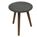 Asko a.s. ELLIE - odkládací stolek kulatý sv. šedý průměr 40 cm