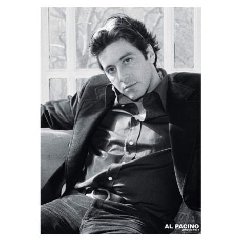 Plakát, Obraz - Al Pacino - London 1974, (59.4 x 84 cm)