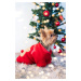 Vsepropejska Trinid vánoční mikina pro psa Barva: Červená, Délka zad (cm): 24, Obvod hrudníku: 3