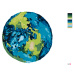 Malování podle čísel - PLANETA ZEMĚ Rozměr: 80x100 cm, Rámování: bez rámu a bez vypnutí plátna