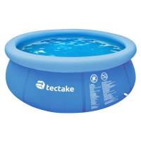 tectake 402897 bazén kruhový ø 240 x 63 cm - modrá modrá Polyvinylchlorid