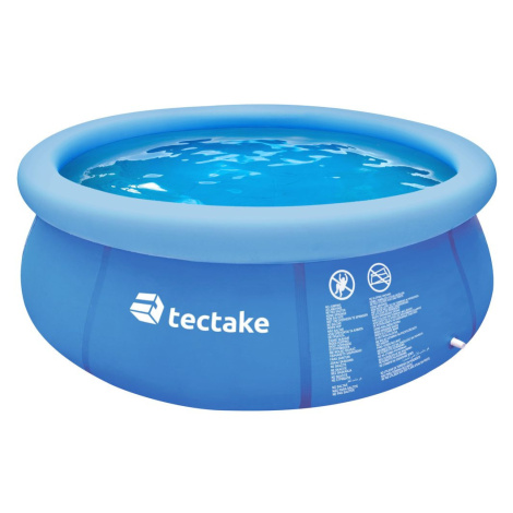 tectake 402897 bazén kruhový ø 240 x 63 cm - modrá modrá Polyvinylchlorid